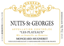 2019 Nuits-St-Georges, Les Plateaux, Domaine Mongeard-Mugneret